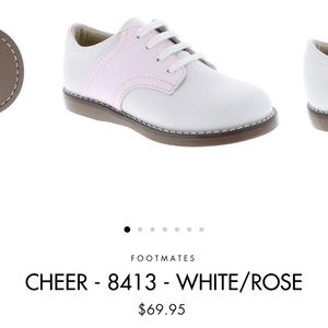 NIB Footmates Pink/White